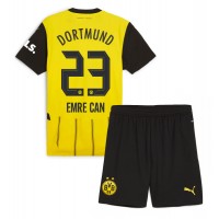 Fotbalové Dres Borussia Dortmund Emre Can #23 Dětské Domácí 2024-25 Krátký Rukáv (+ trenýrky)